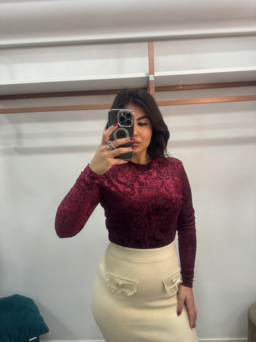 Body roses bordeaux