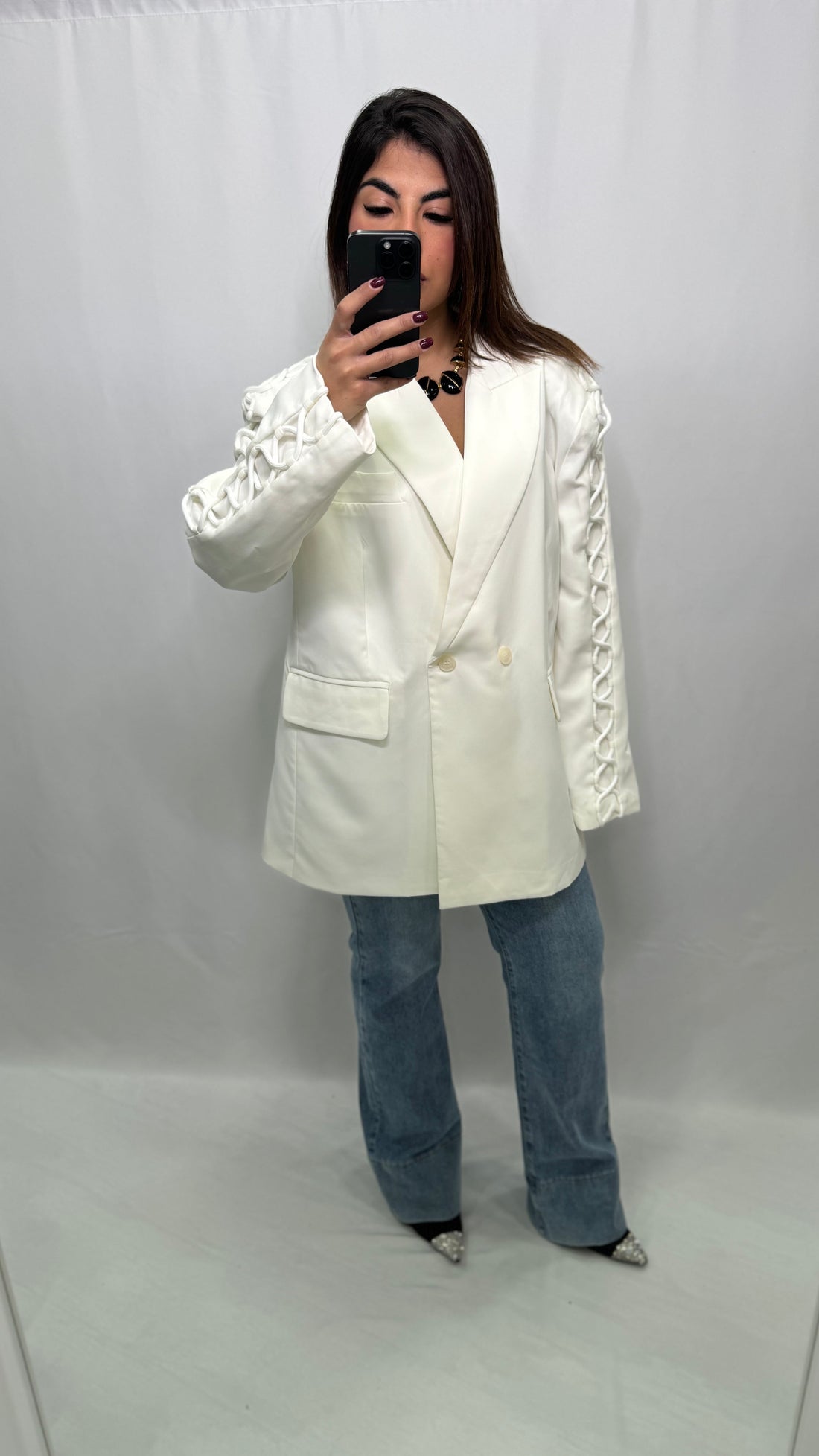 Blazer Naomi bianco